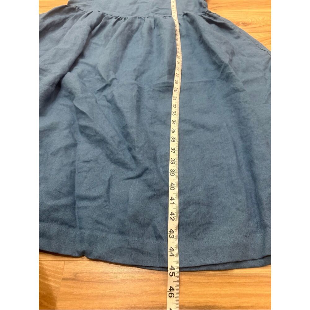 NotPerfectLinen new Smock with added sleeves boho lagenlook dress size M - Picture 6 of 7